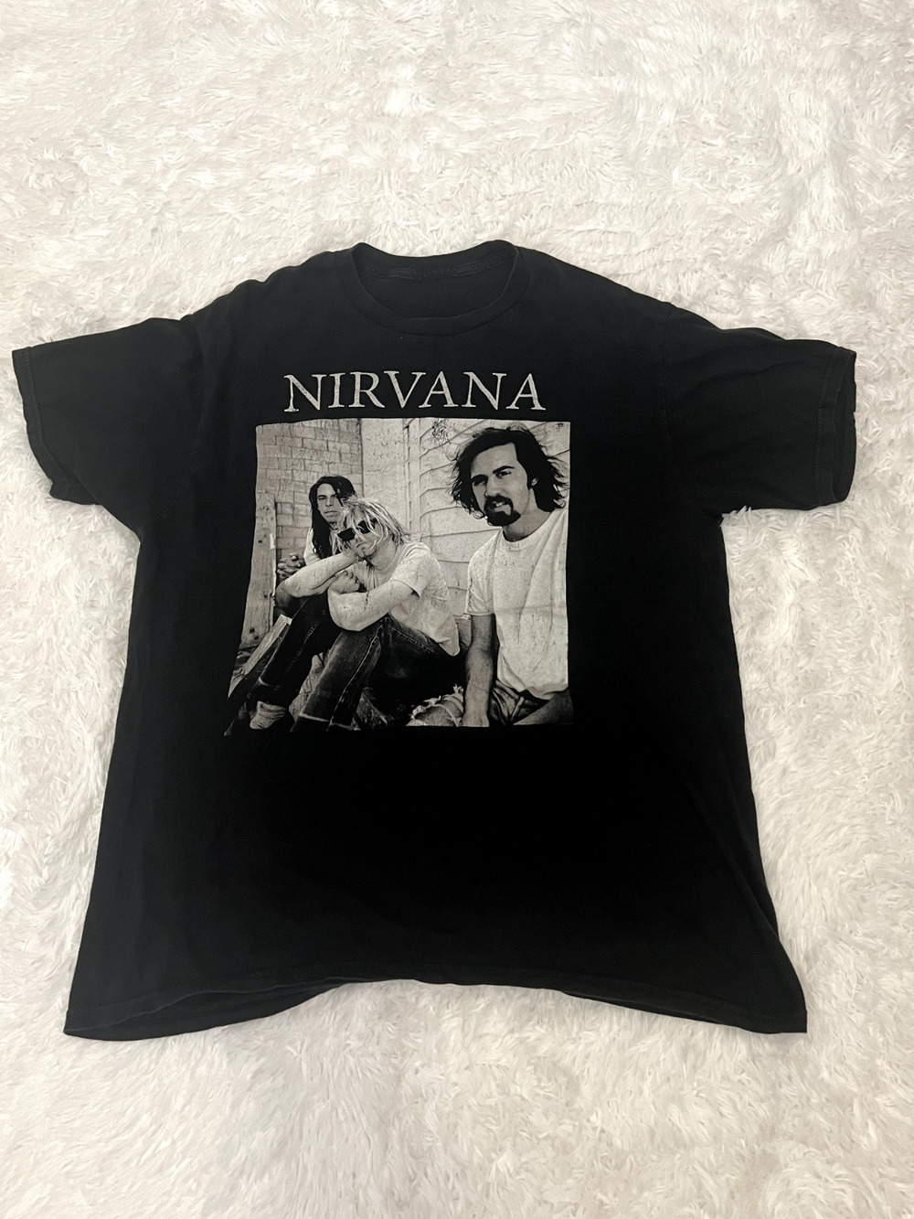 Vintage Nirvana Graphic T Shirt Size Refer To Measurements